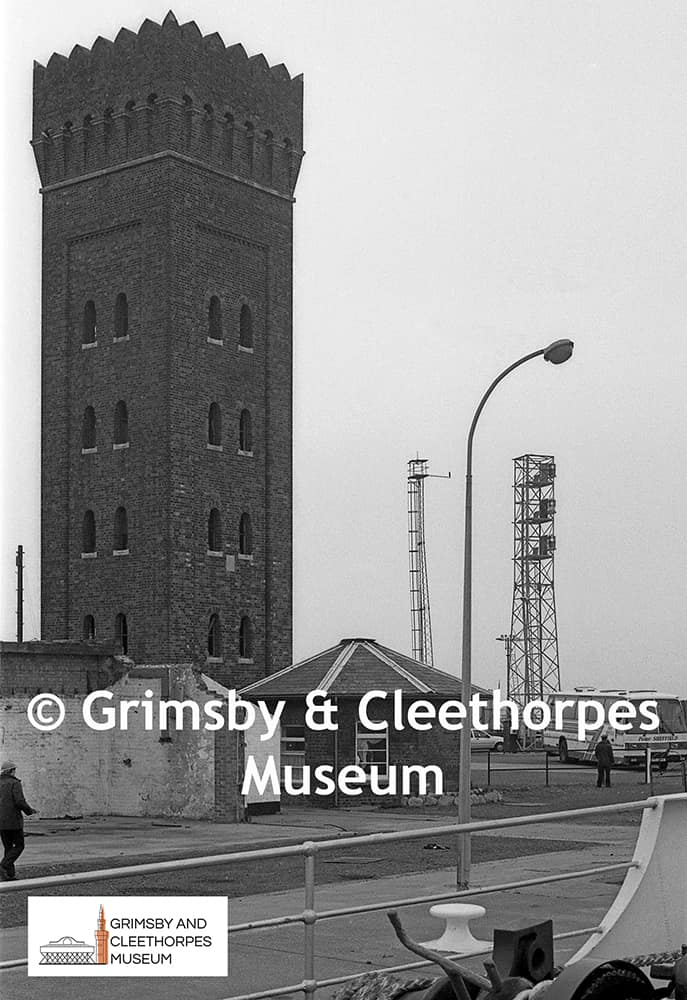 Accumulator Tower, Royal Dock, Grimsby 1994.