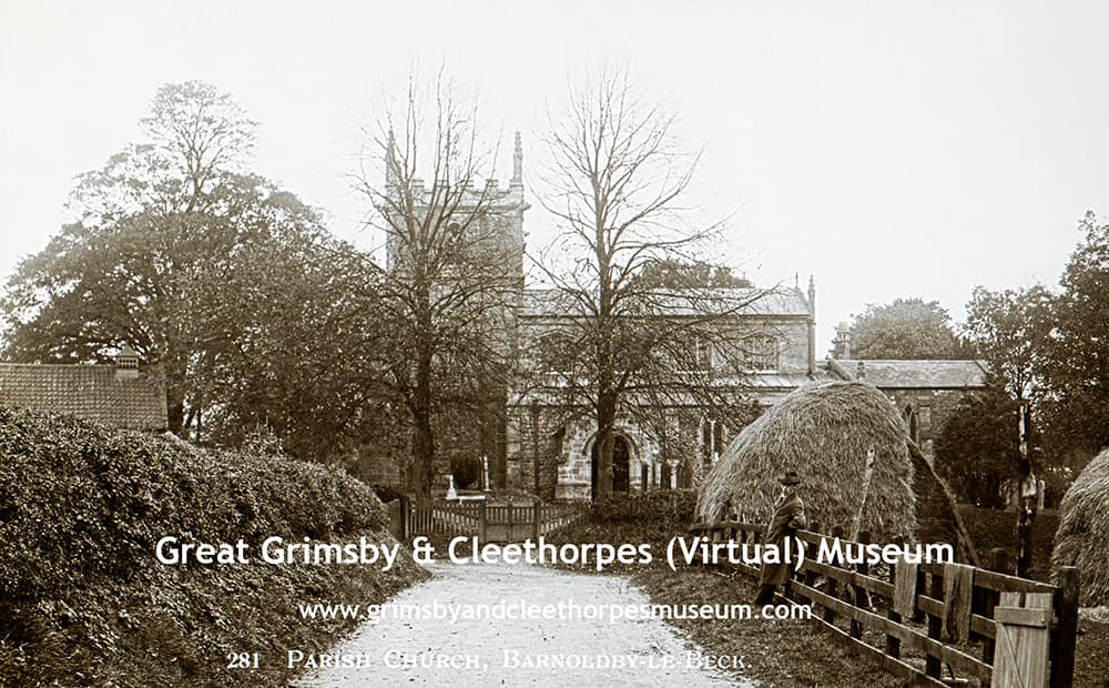 Barnoldby-le-Beck church c1910.