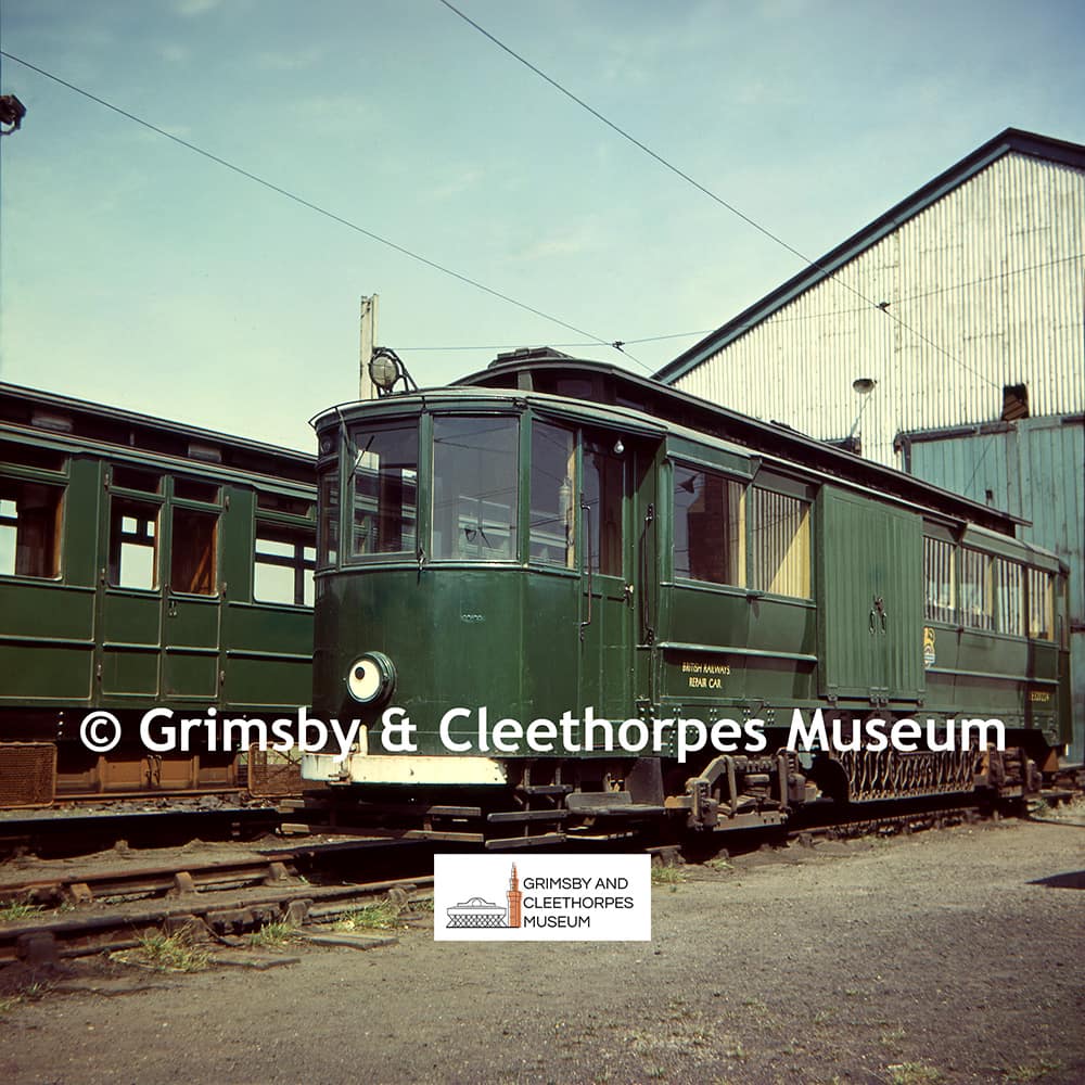 Departmental Tram DE320224, Grimsby & Immingham Electric Railway 1961.