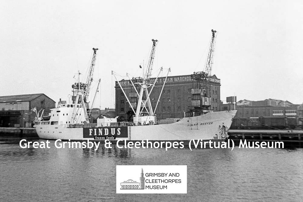 ‘MV Polar Reefer’ in the Royal Dock, Grimsby 1965.