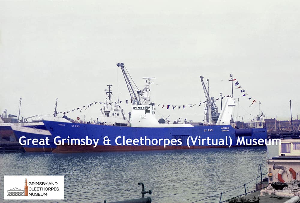 The new ‘Roman’ GY.253 berthed at Grimsby 1975.