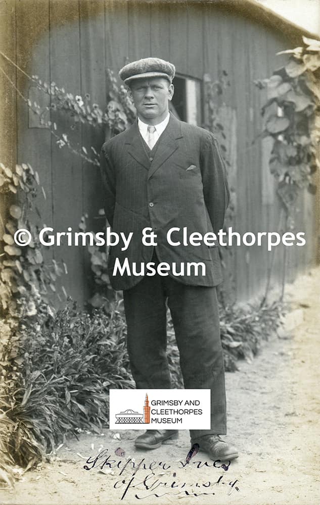 Skipper Ives of Grimsby at Brandenburg P.O.W. Camp, Germany 1917-1918.