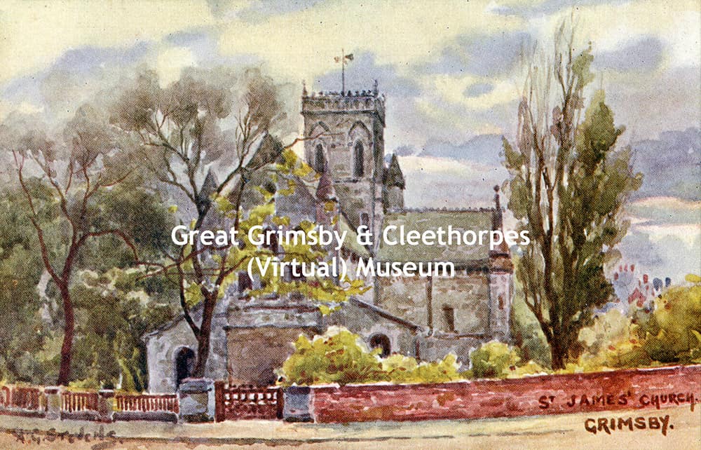 St James’s Church, Grimsby by A. G. Stevens c1904.