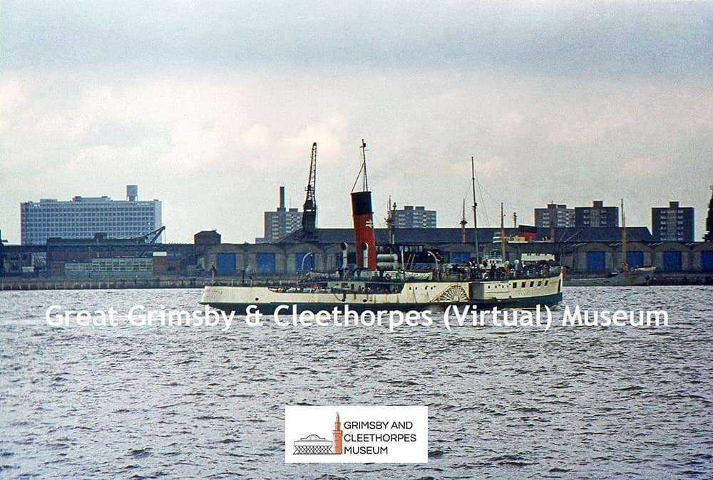 PS ‘Wingfield Castle’ in the River Humber 1971.